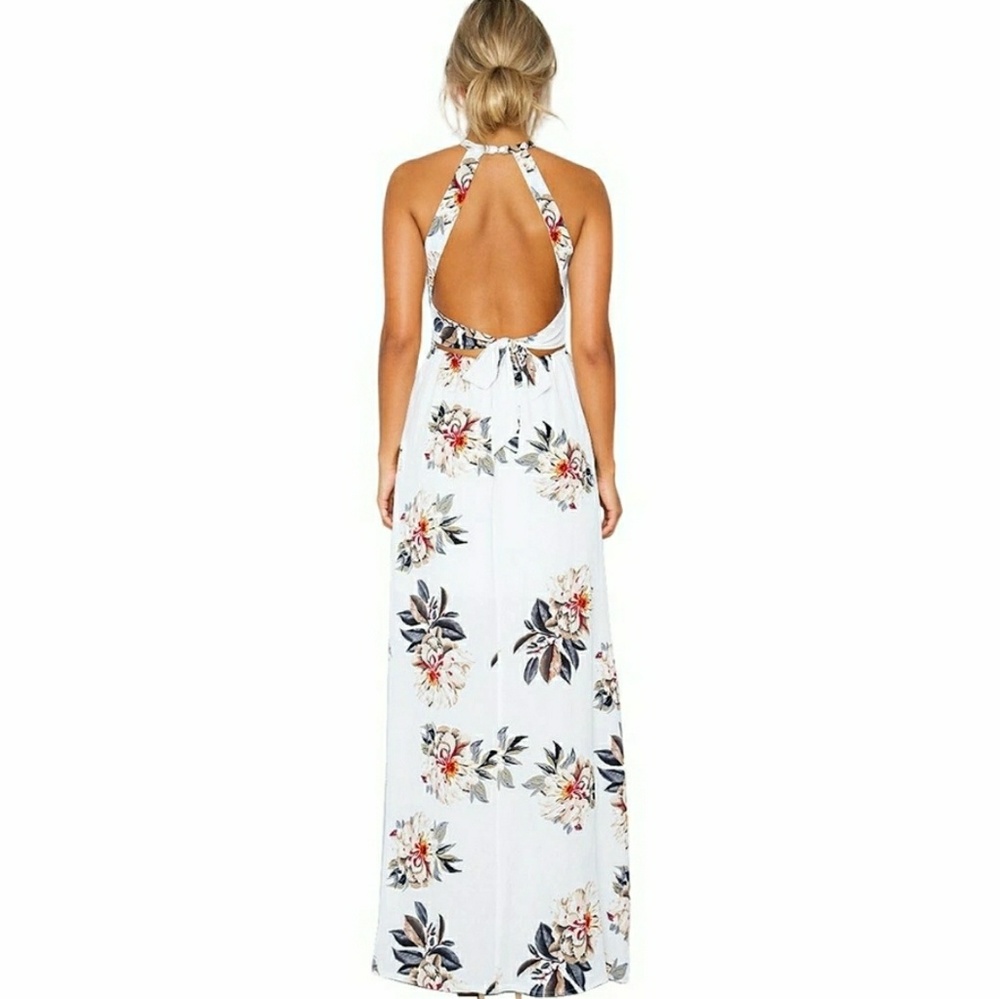 Floral Spring boho maxi dress Arrived - Picture 3 of 6